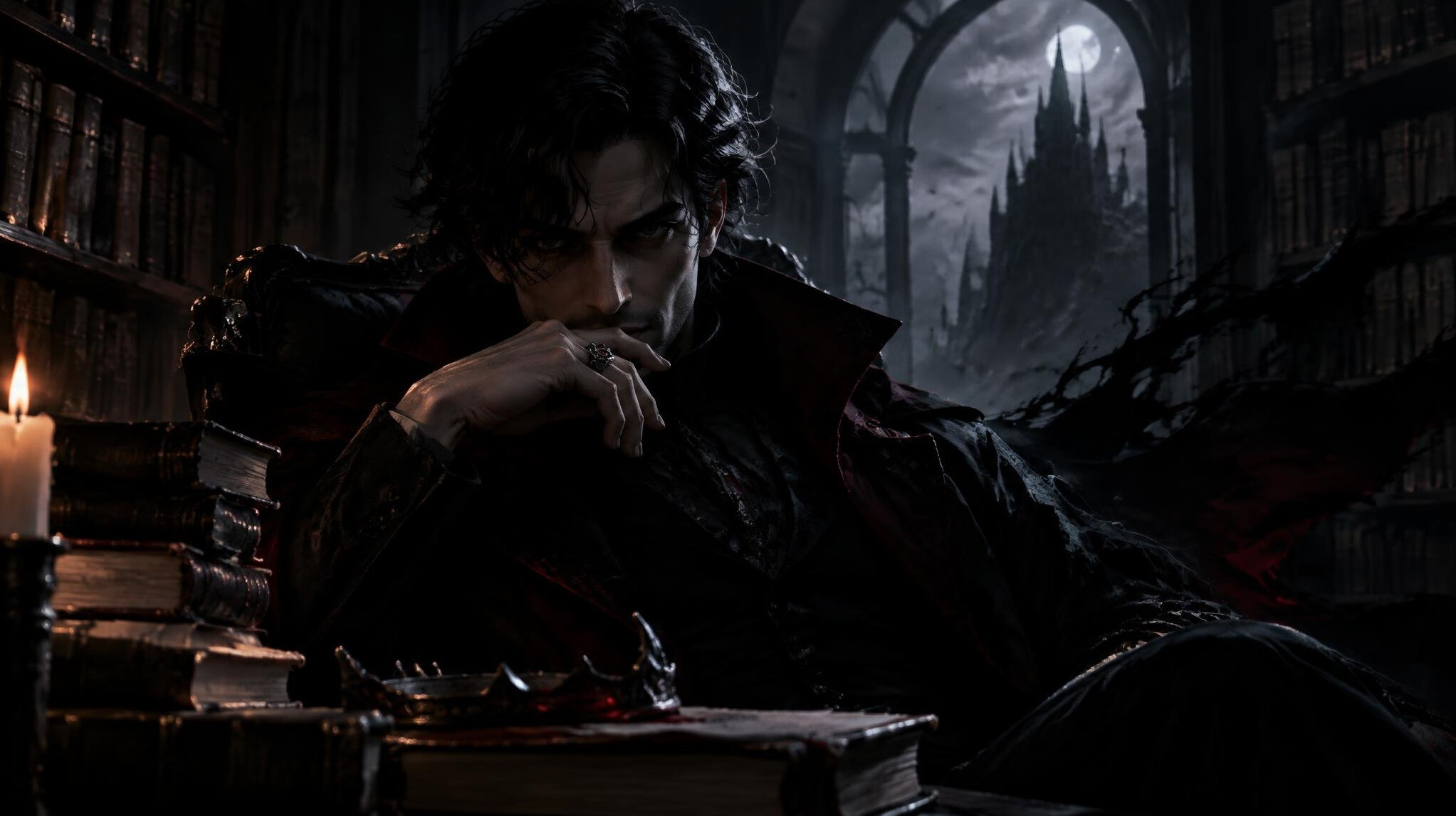 dark villain in book